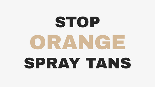 Orange spray tan causes and custom formulation solutions at Isla Studio + Hair Co., Newtown Square PA.